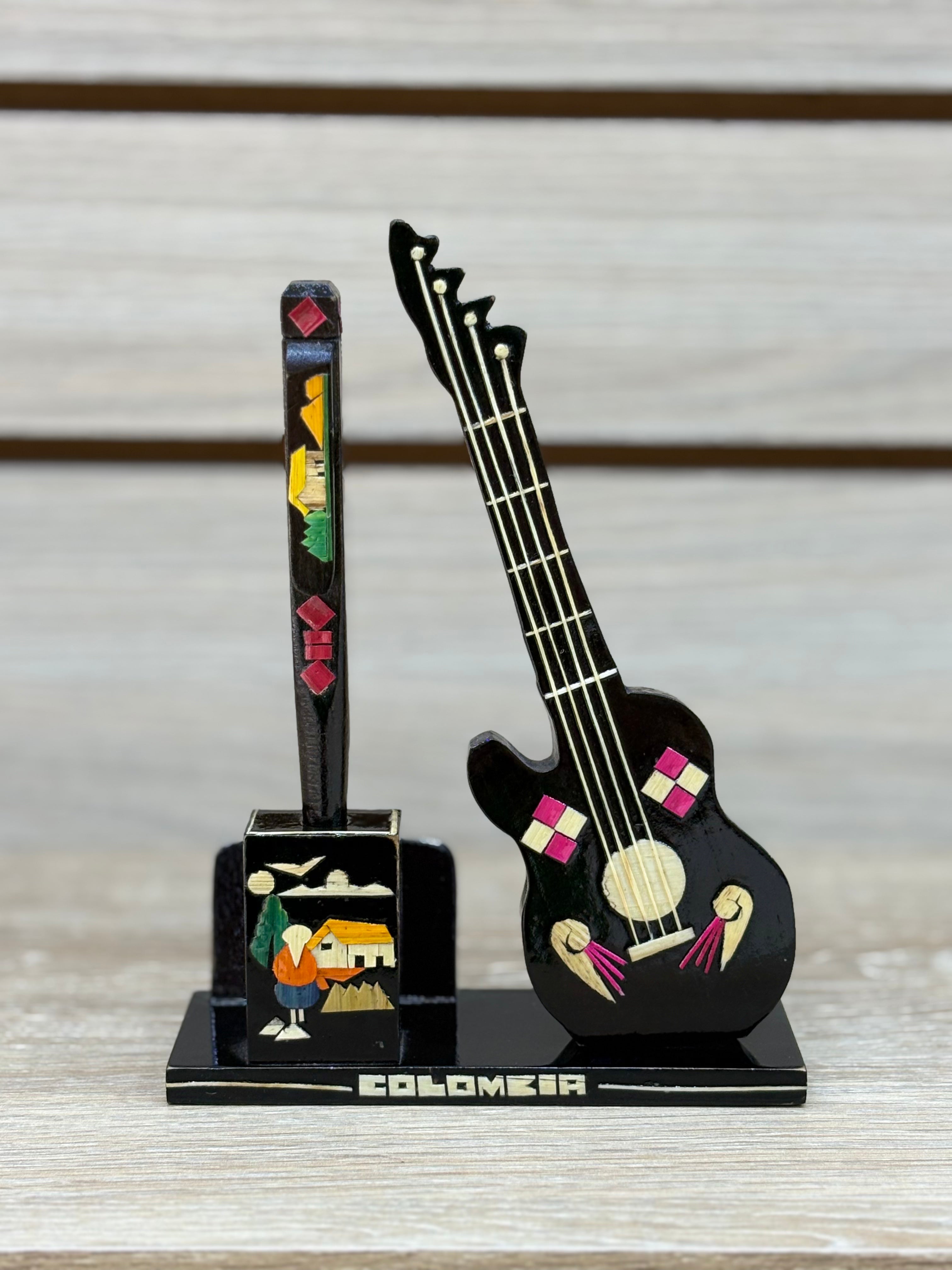 Portalapices Artesanal Guitarra - modelo 2