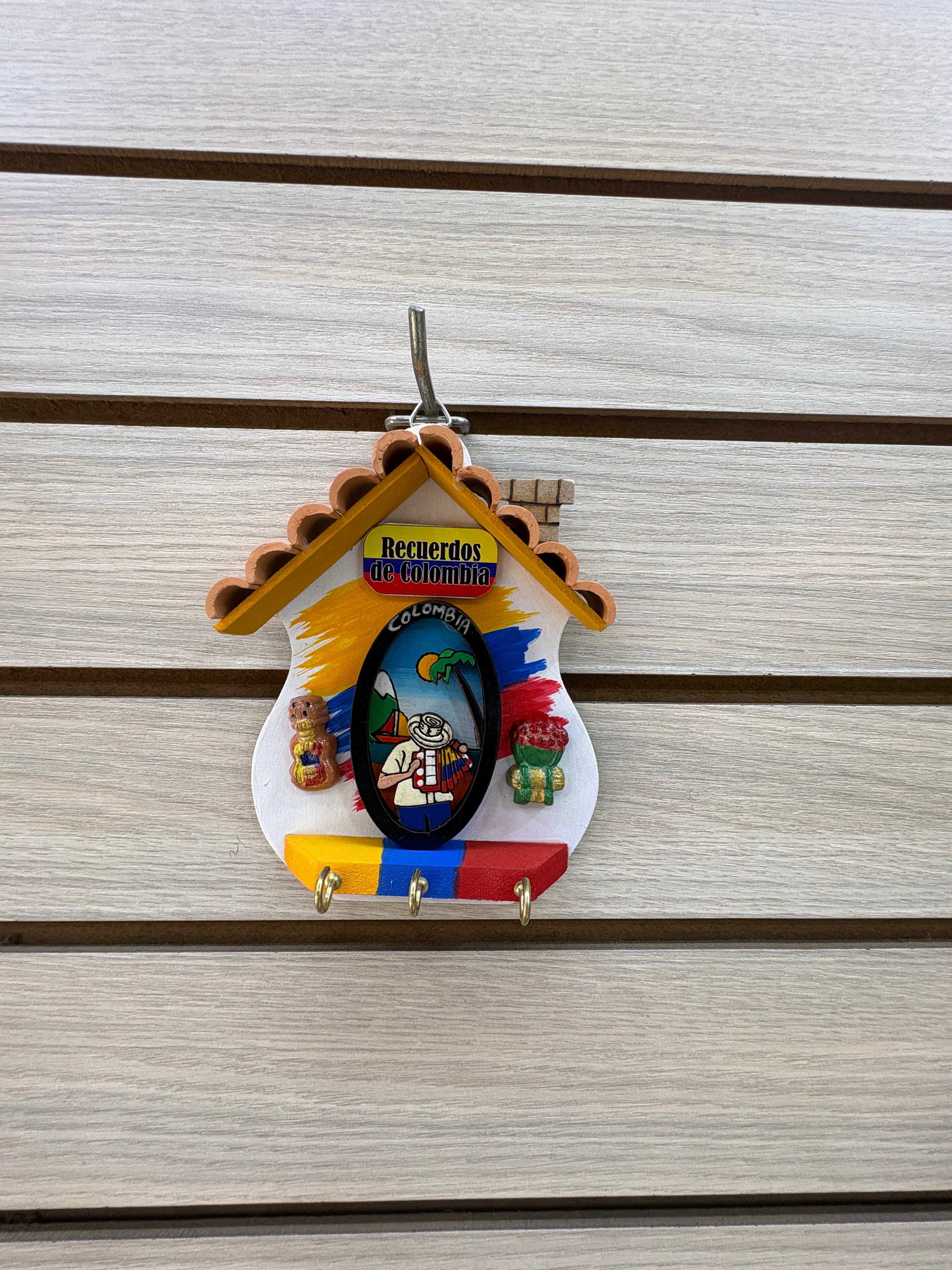 Portallaves Artesanal Casita - modelo 3