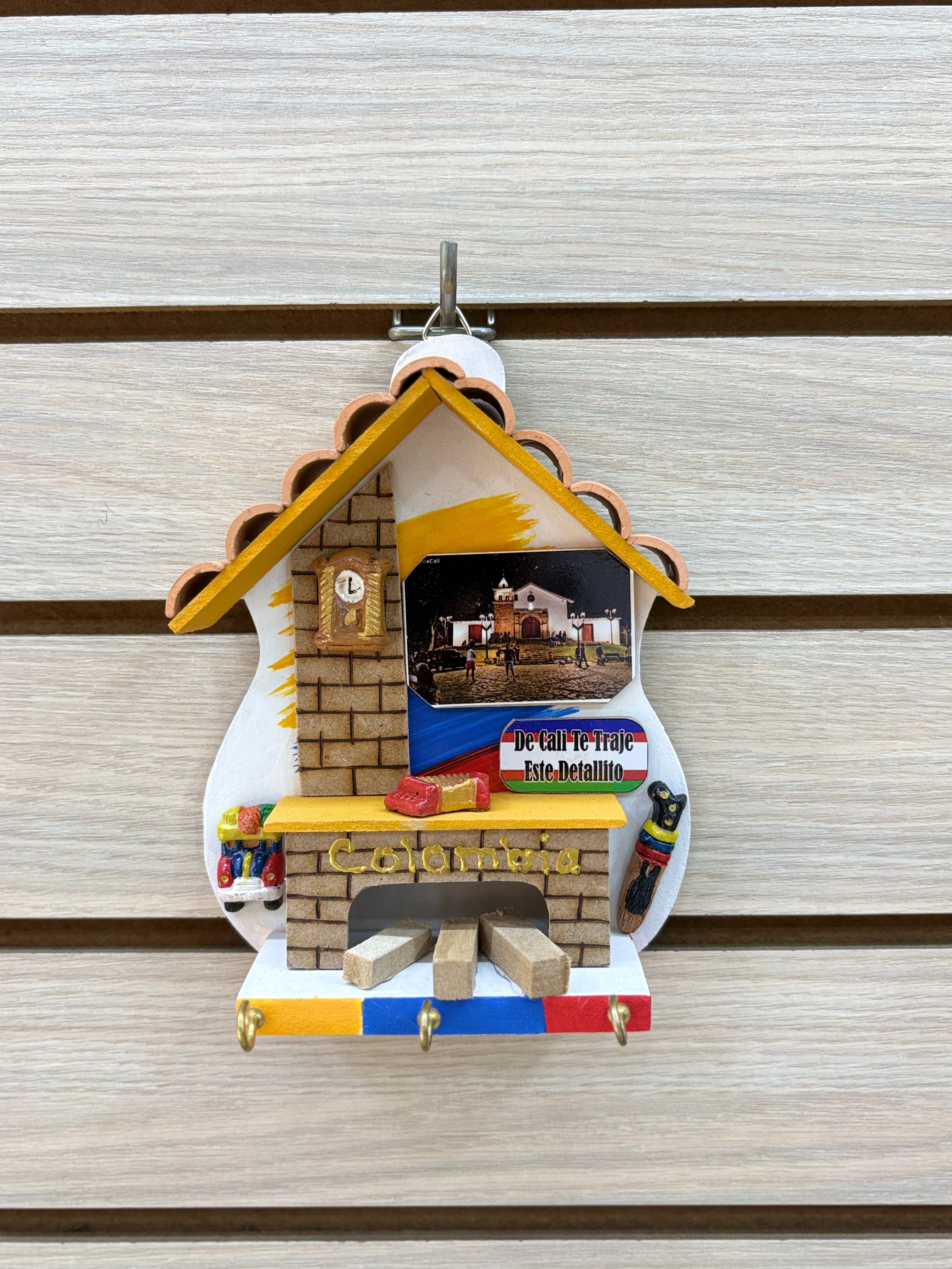 Portallaves Artesanal Casita - modelo 4