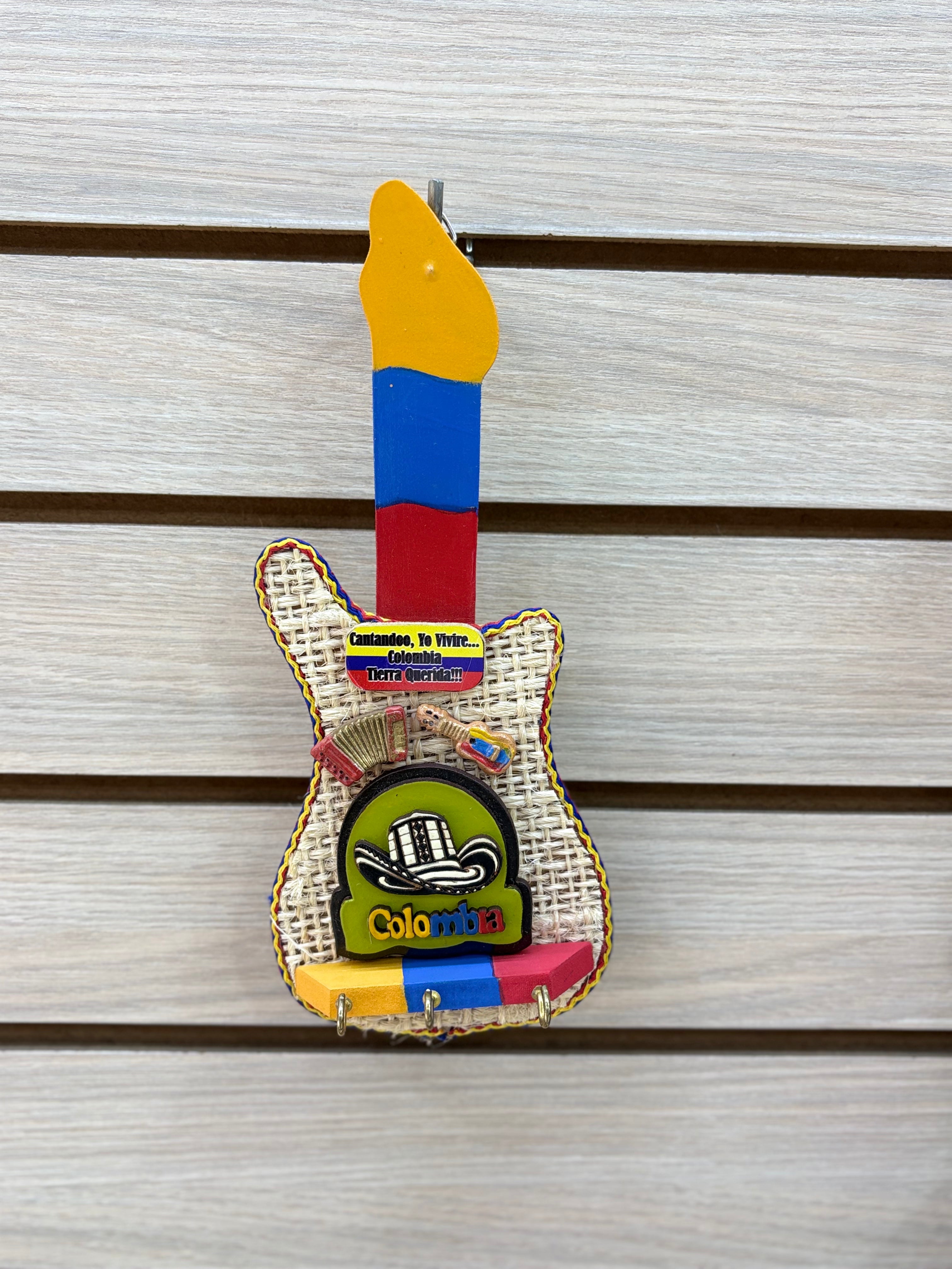Portallaves Artesanal Guitarra y Costal - modelo 4