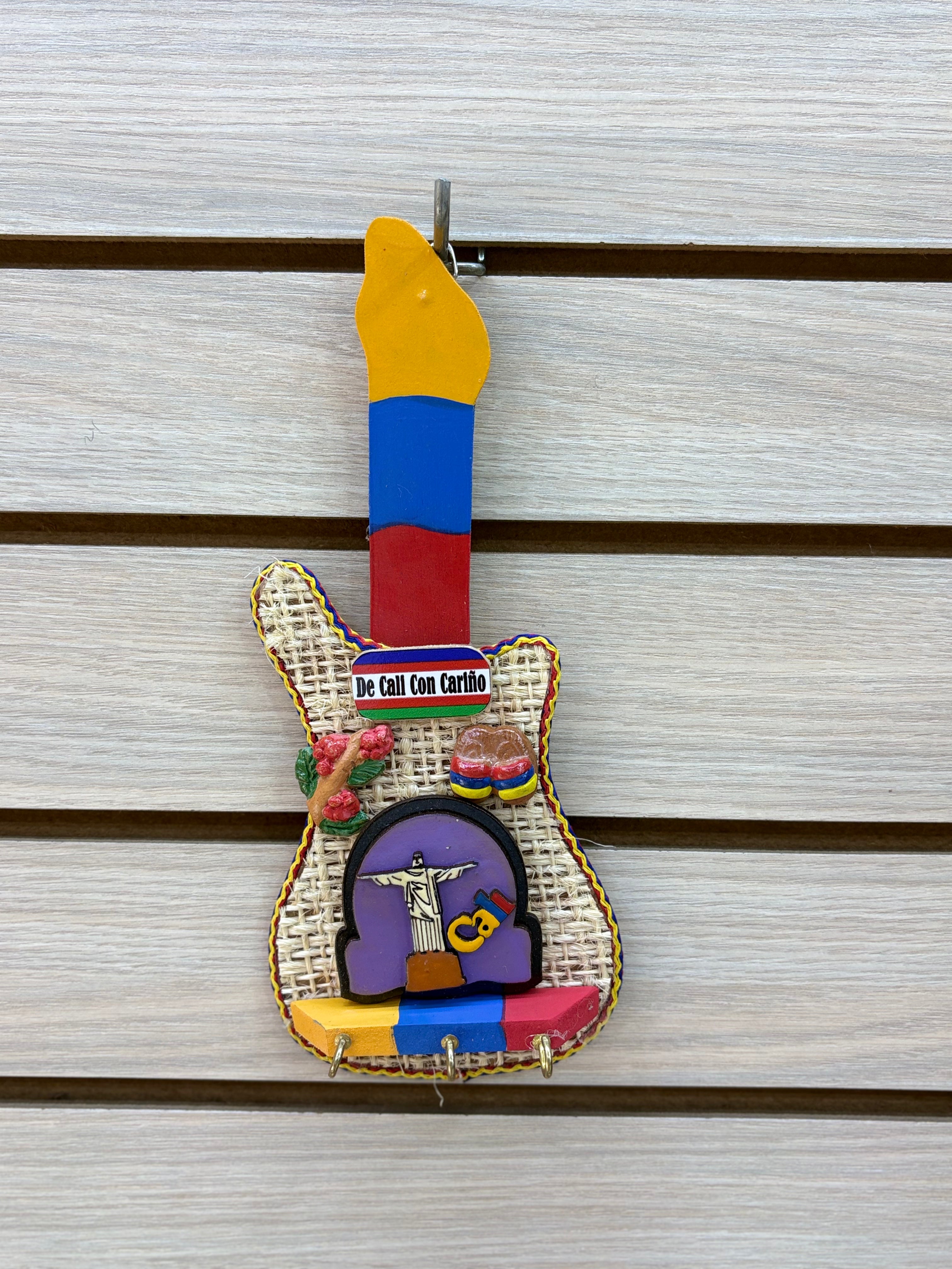 Portallaves Artesanal Guitarra y Costal - modelo 6