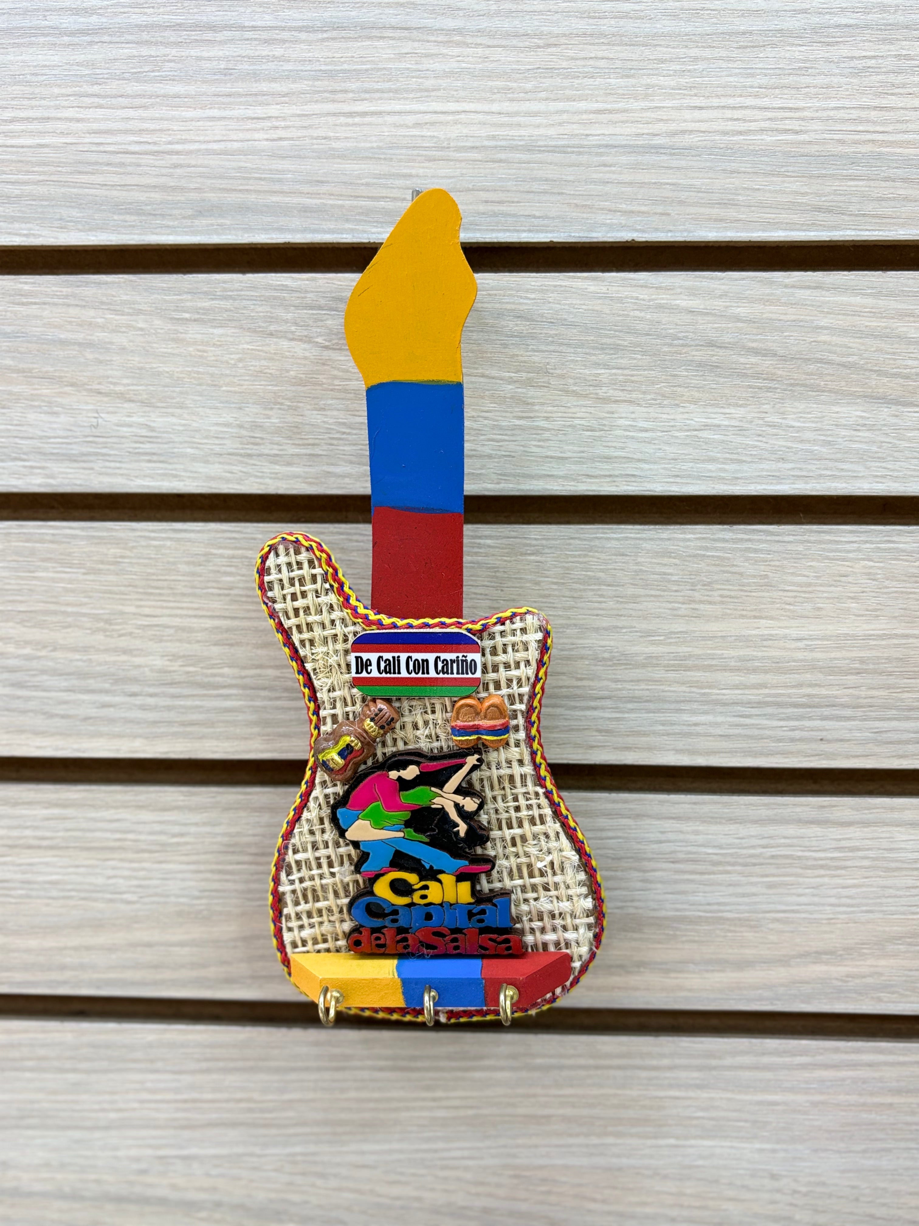 Portallaves Artesanal Guitarra y Costal - modelo 7