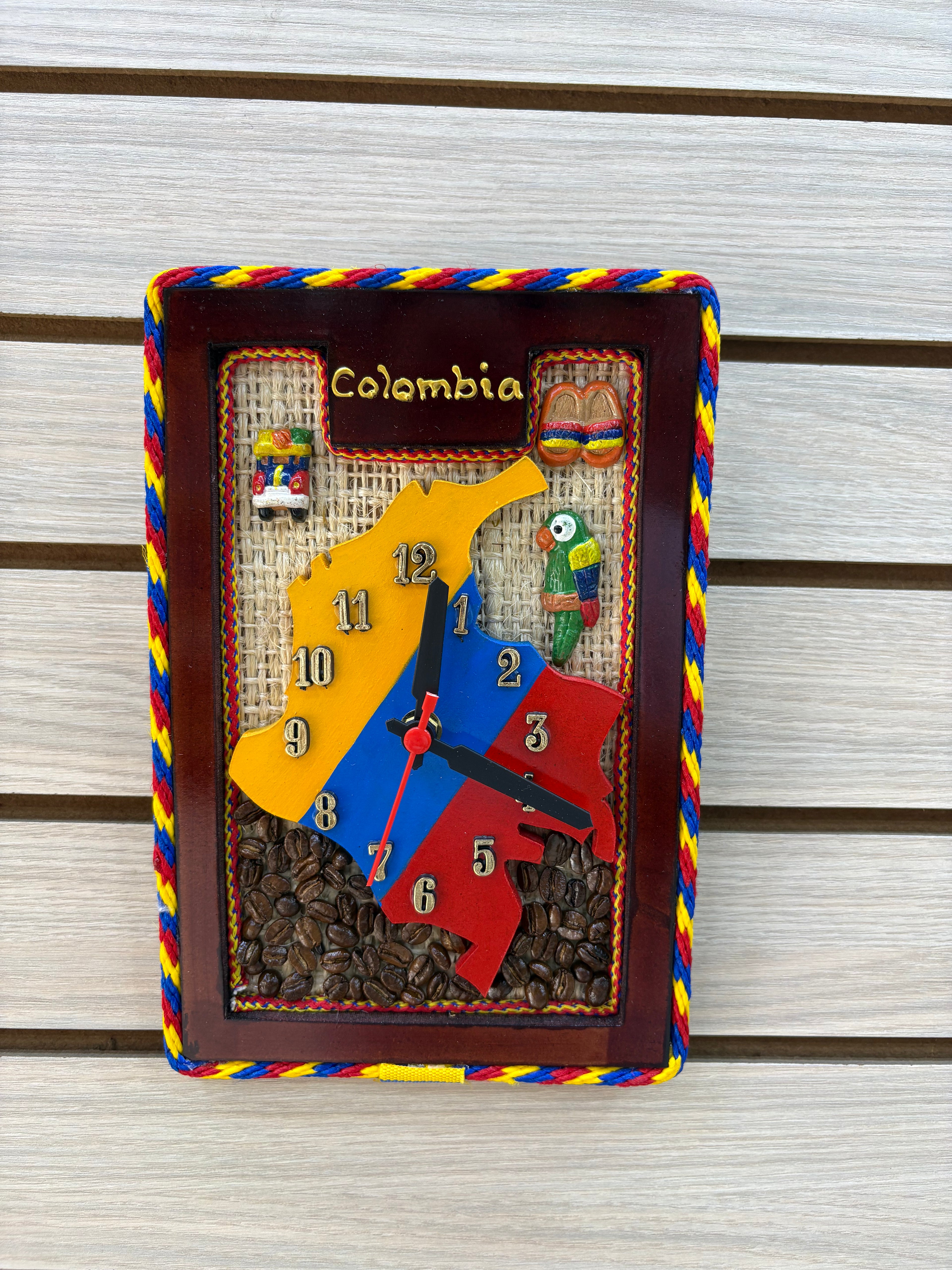 Reloj Artesanal Cafe - modelo 1