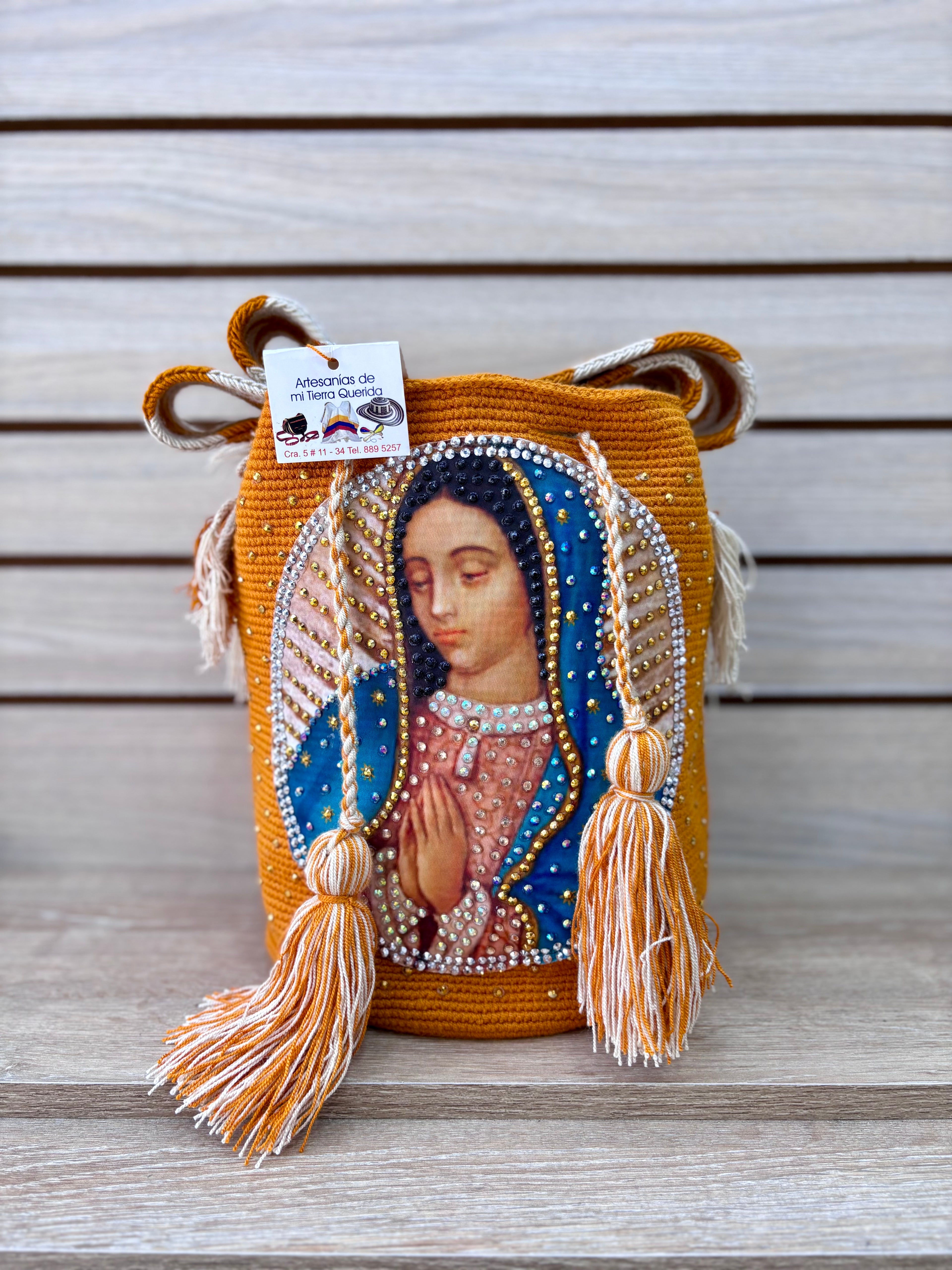 MOCHILA WAYUU RELIGISO PERLADA