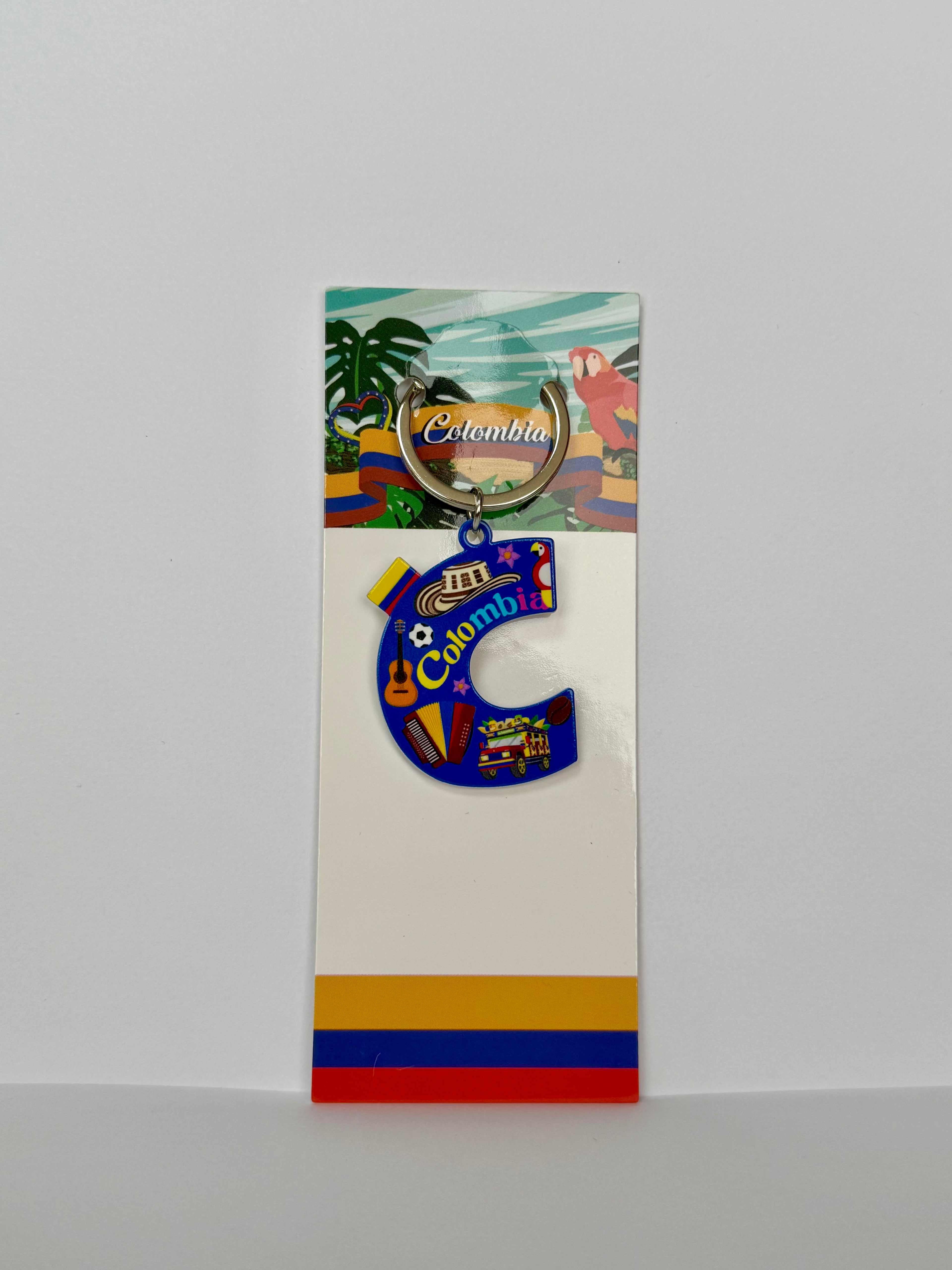 Llavero Letra “C” Colombia