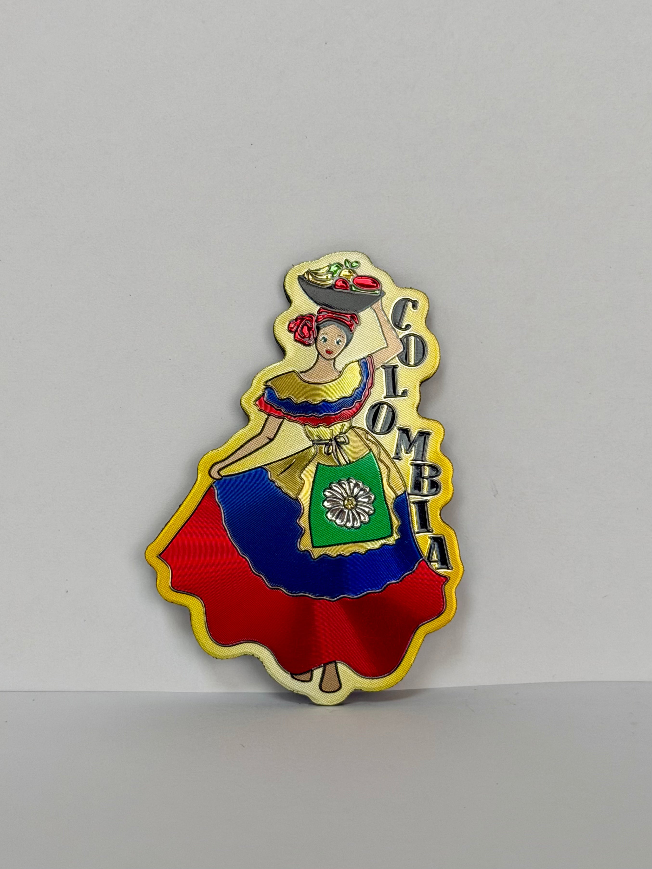 Imán Palenquera — Recuerdo Turístico de Colombia