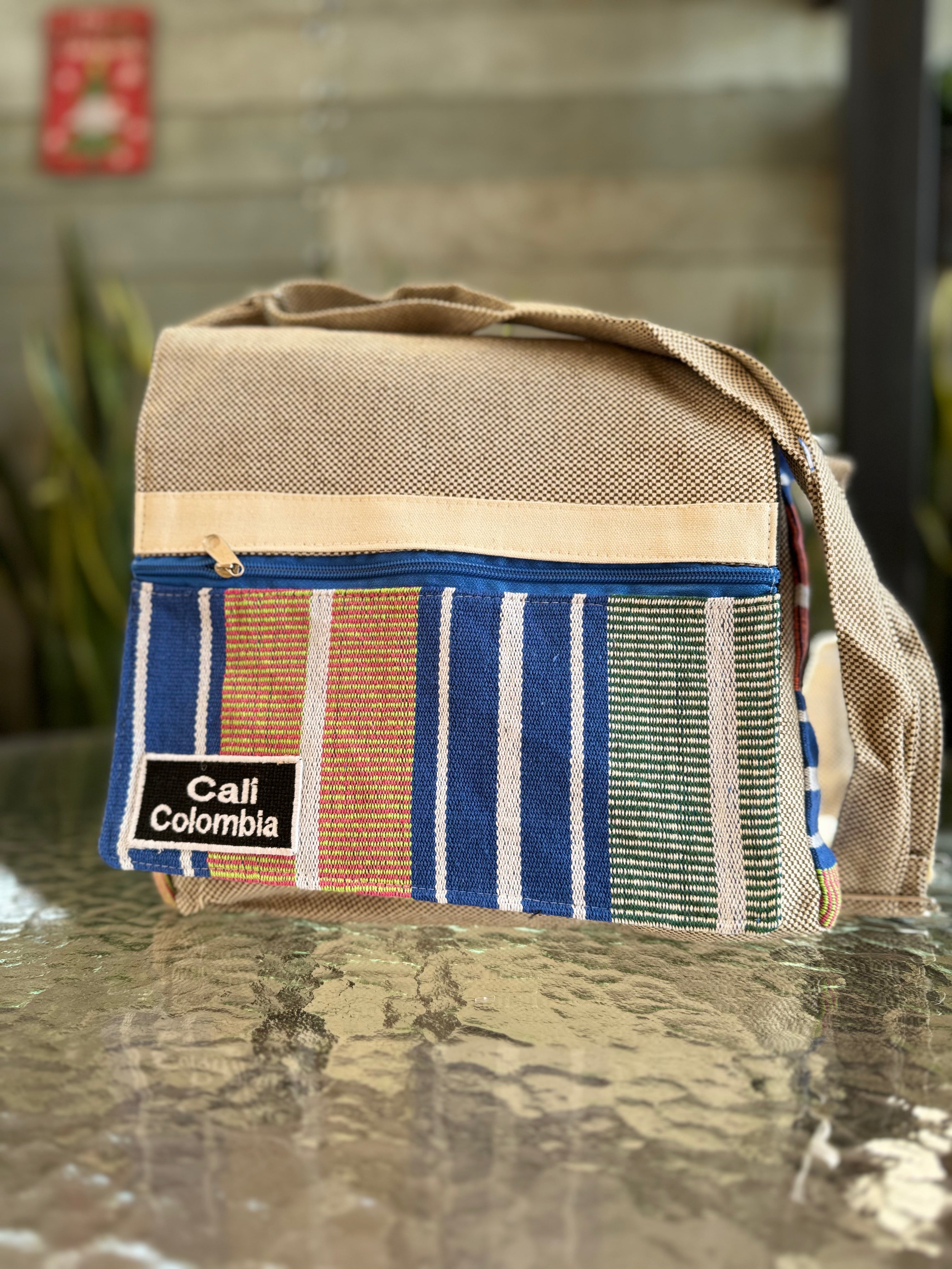 BOLSOS TELA CON TAPA