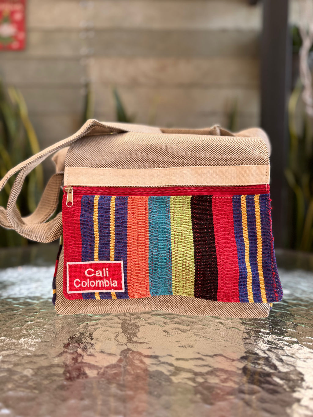 BOLSOS TELA CON TAPA