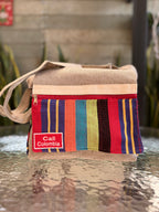 BOLSOS TELA CON TAPA