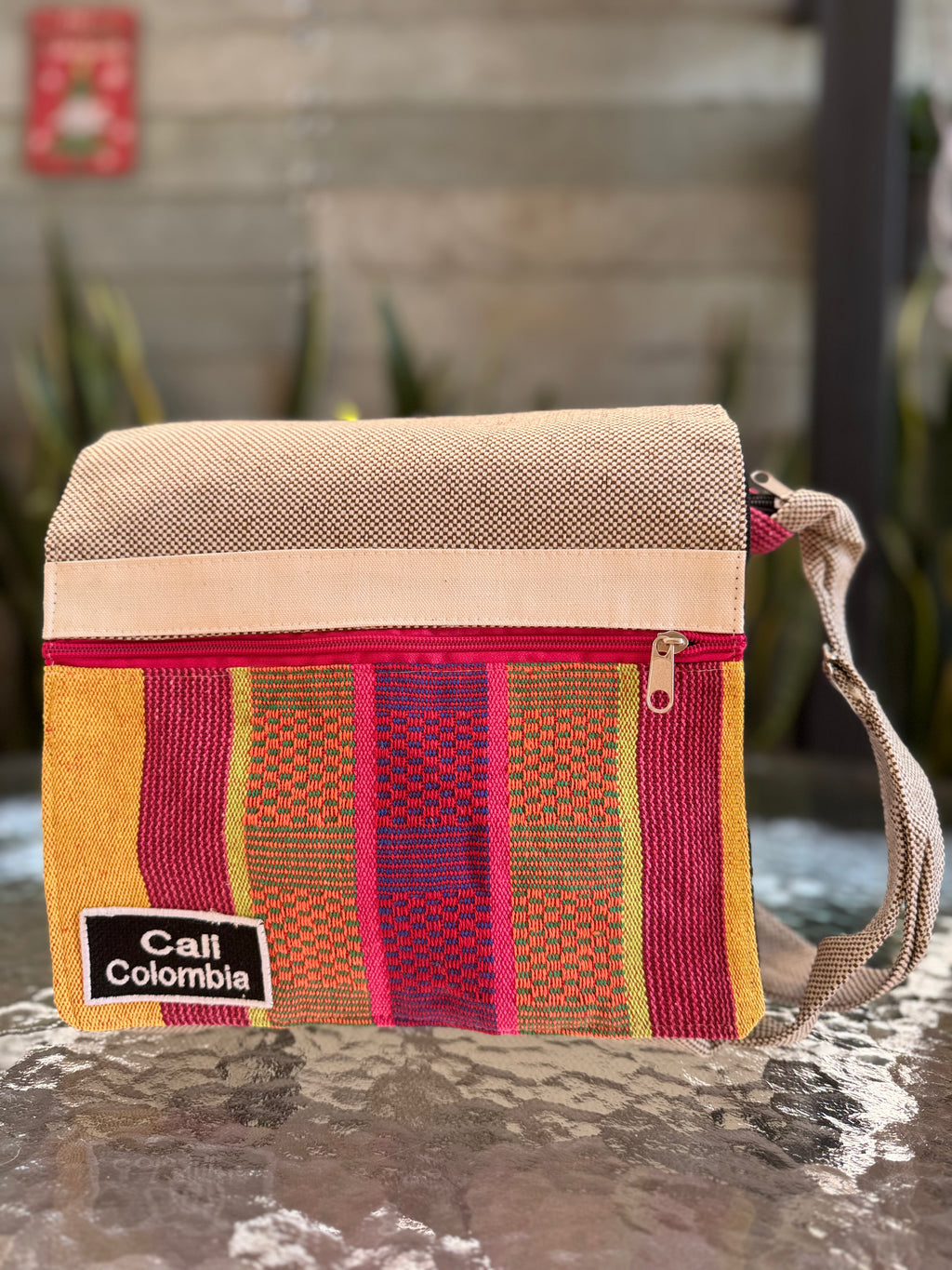 BOLSOS TELA CON TAPA