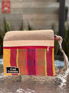 BOLSOS TELA CON TAPA