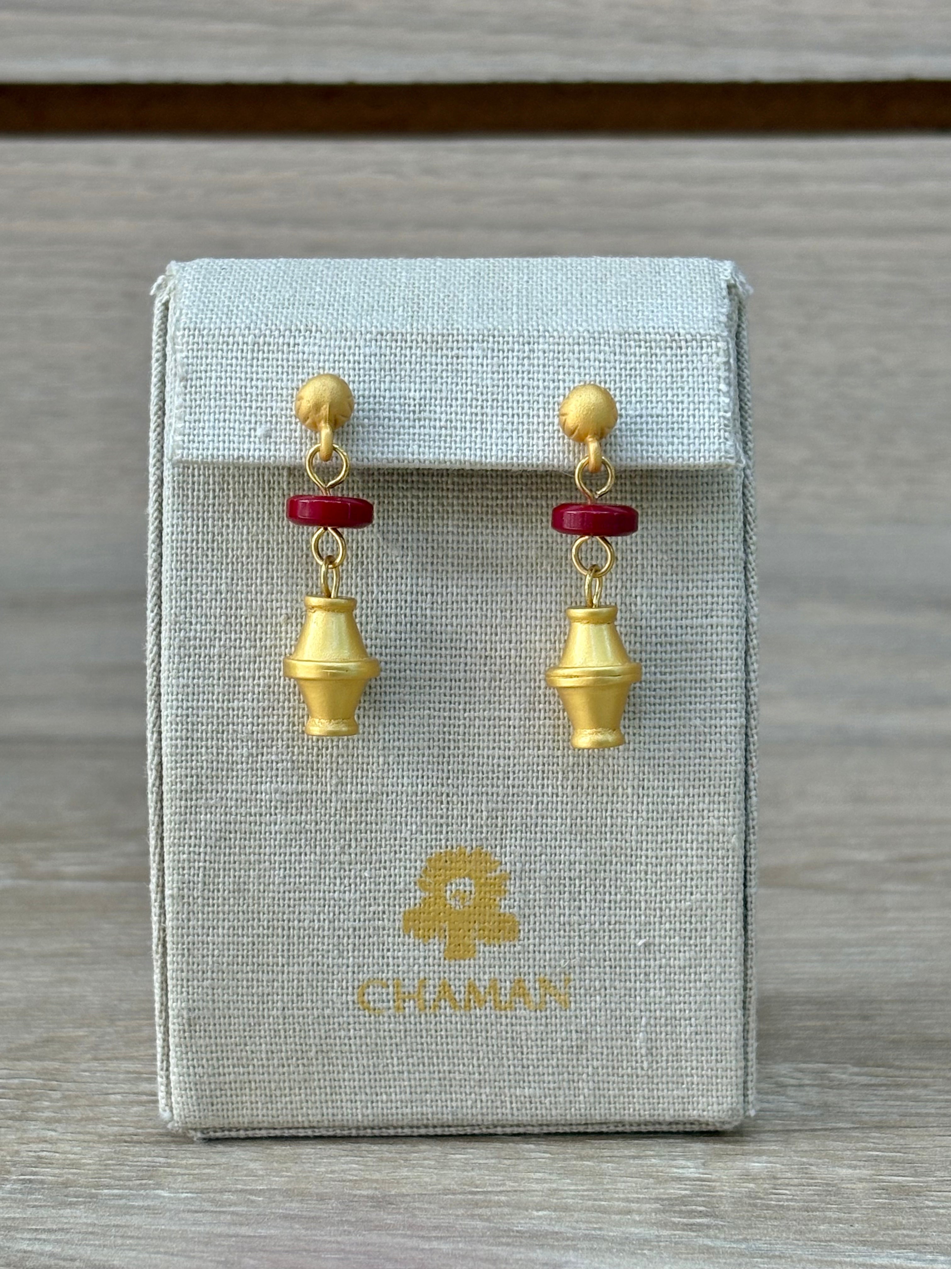 Aretes Precolombinos Largos - Modelo 2 - Artesanias de Mi Tierra Querida