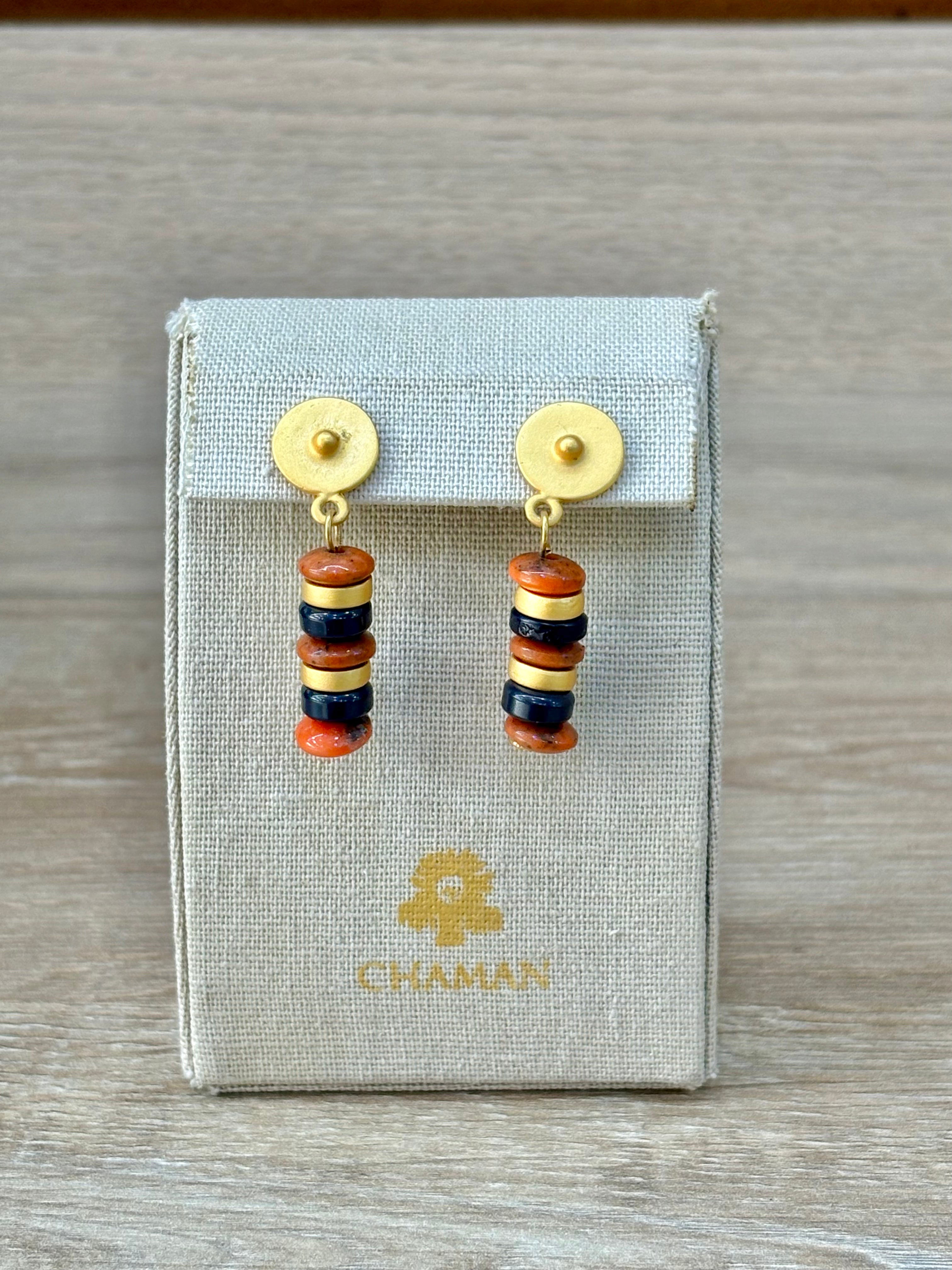 Aretes Precolombinos Largos - Modelo 9 - Artesanias de Mi Tierra Querida
