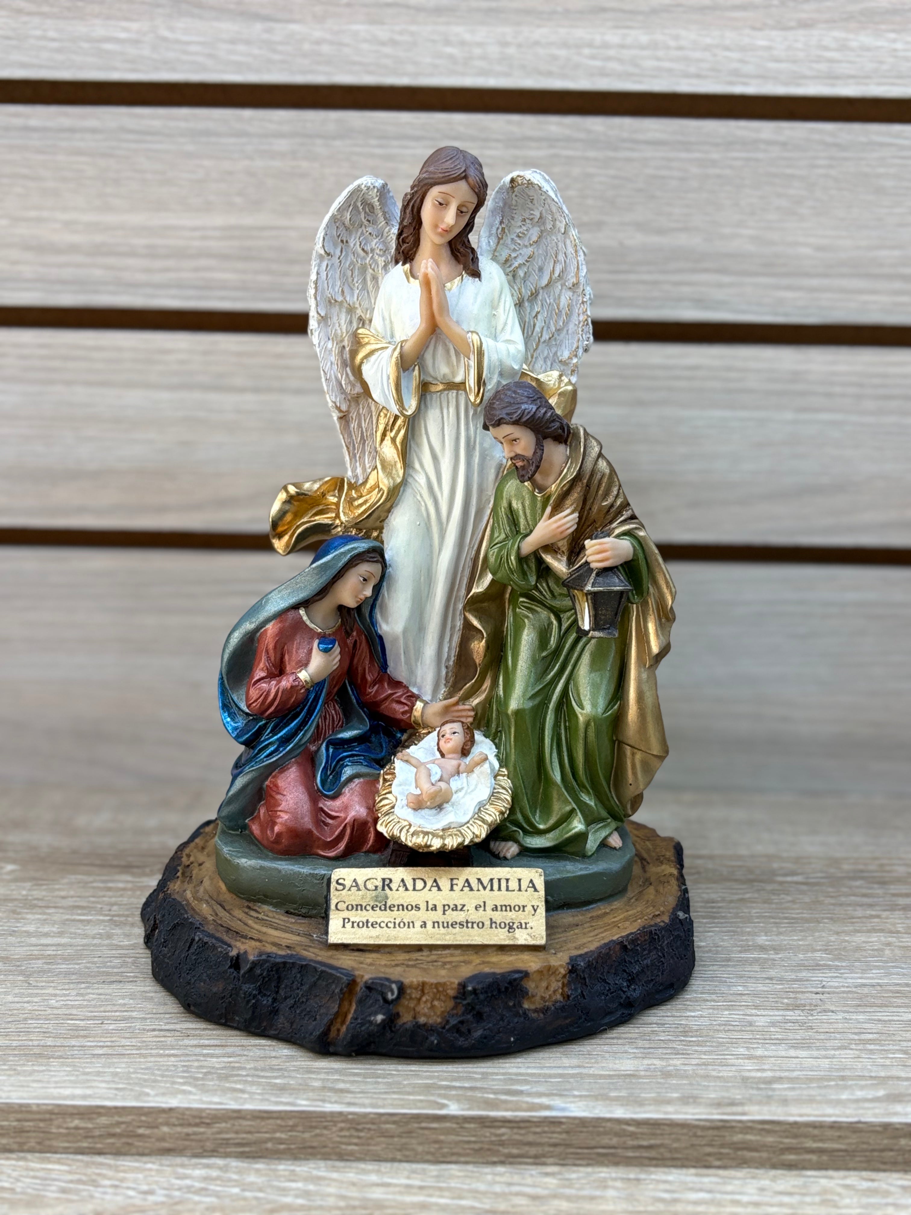 Figura Religiosa Sagrada Familia - Modelo 11 - Artesanias de Mi Tierra Querida
