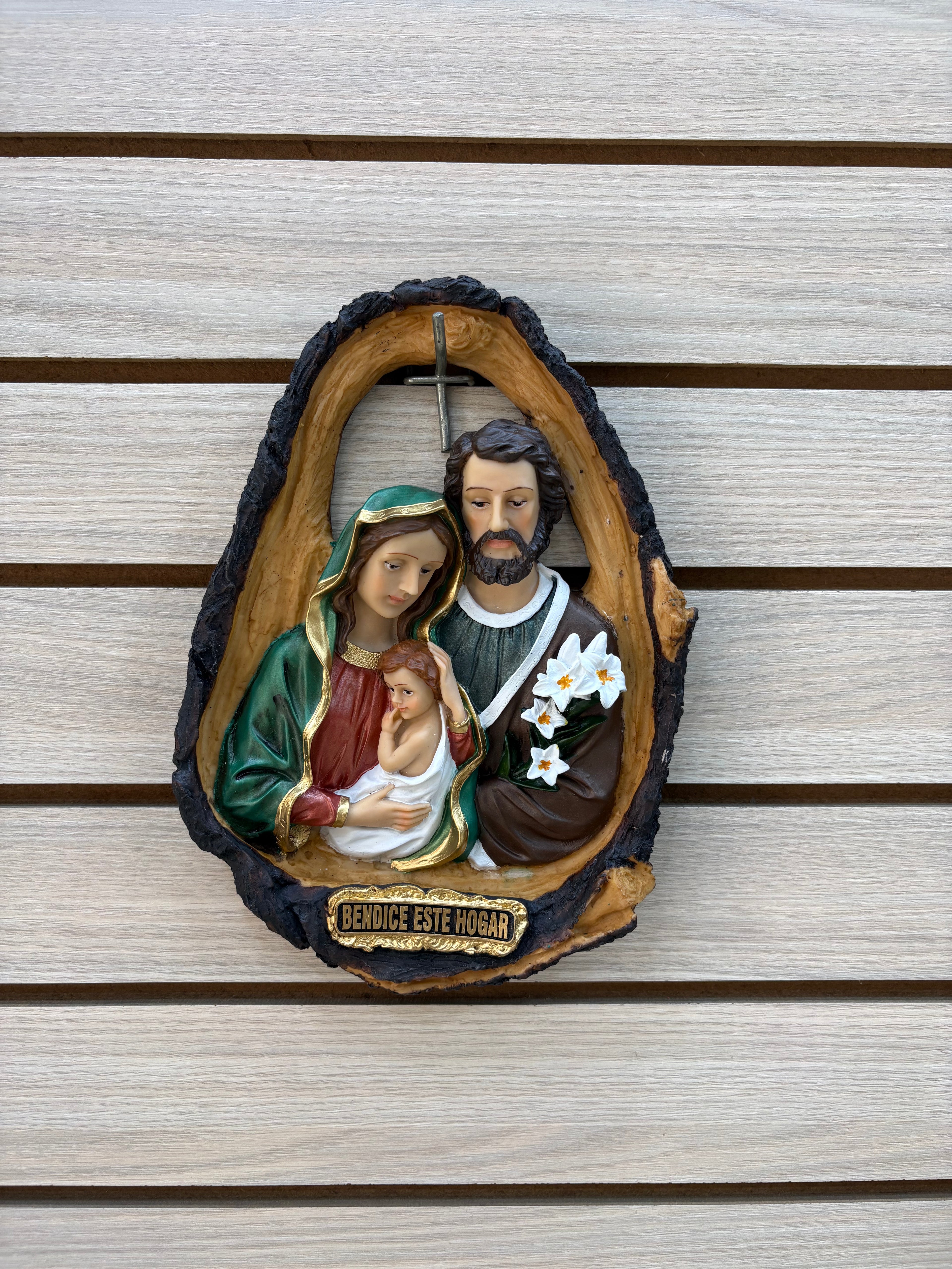 Figura Religiosa Sagrada Familia - Modelo 4 - Artesanias de Mi Tierra Querida
