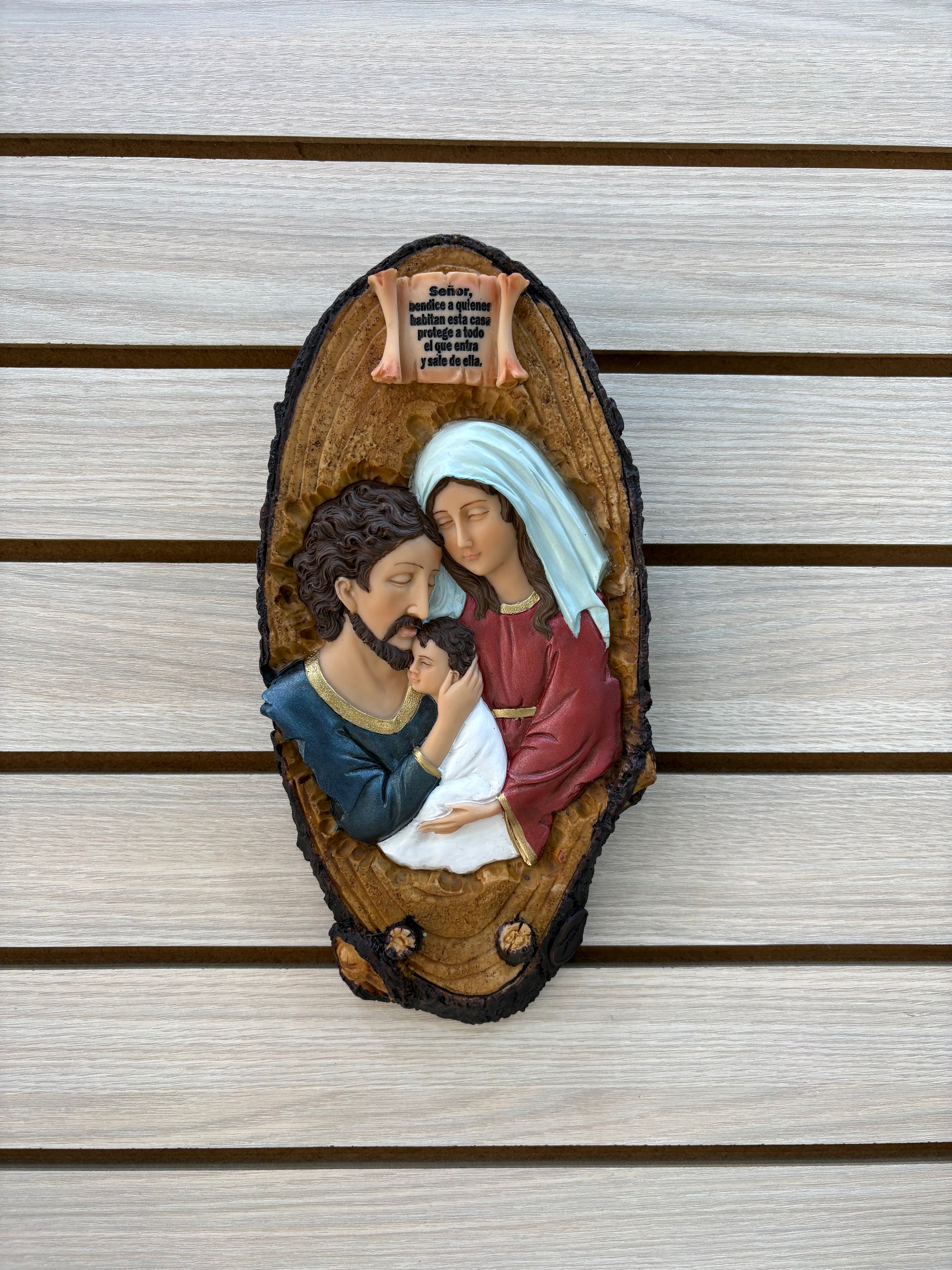 Figura Religiosa Sagrada Familia - Modelo 6 - Artesanias de Mi Tierra Querida