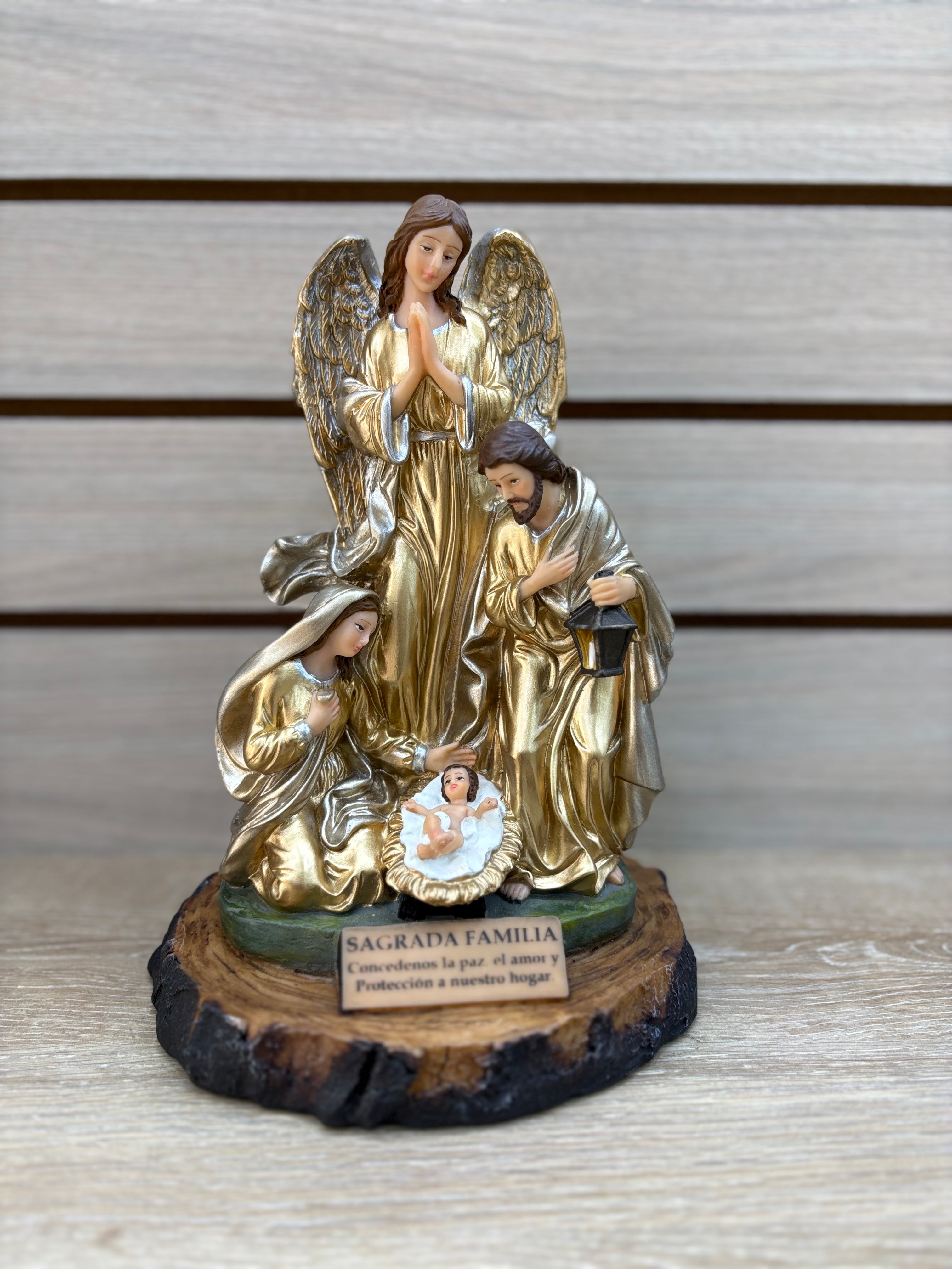 Figura Religiosa Sagrada Familia - Modelo 7 - Artesanias de Mi Tierra Querida