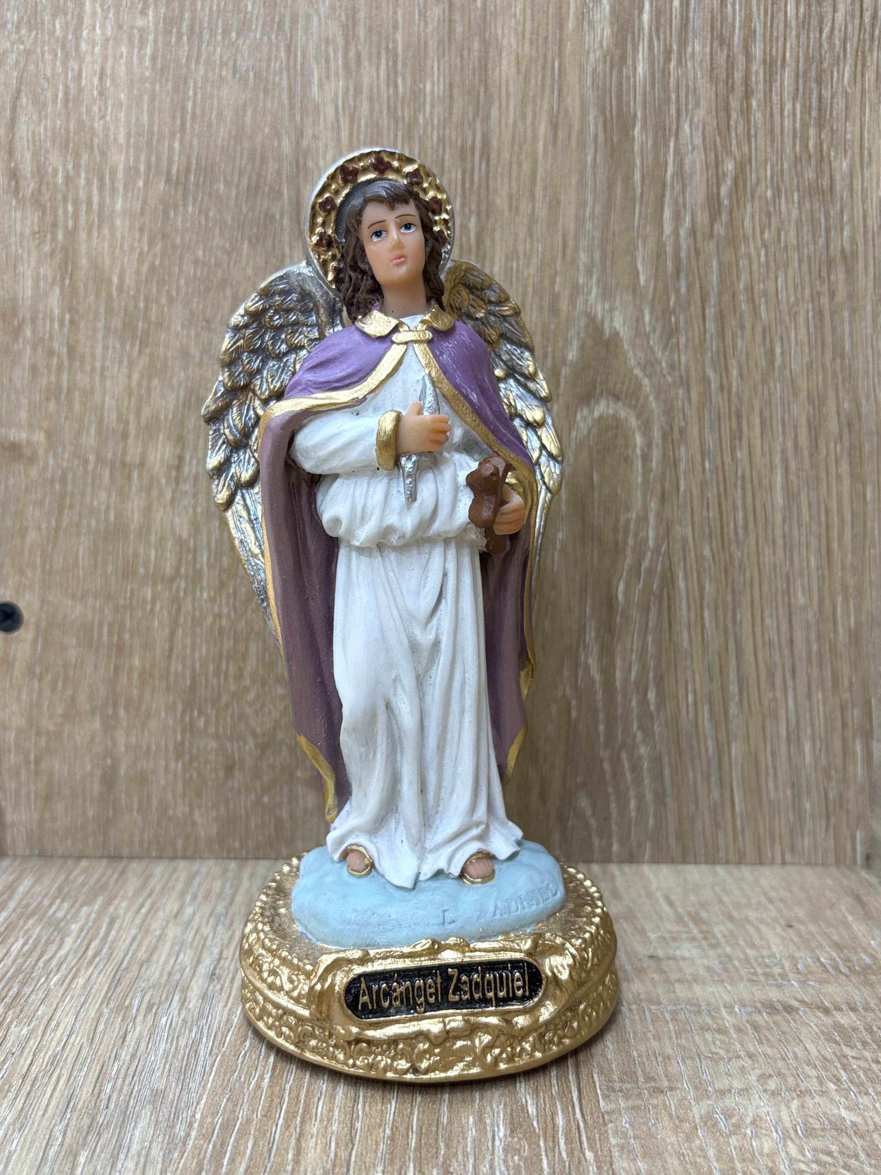 Figura Religiosa Angel - Modelo 11 - Artesanias de Mi Tierra Querida