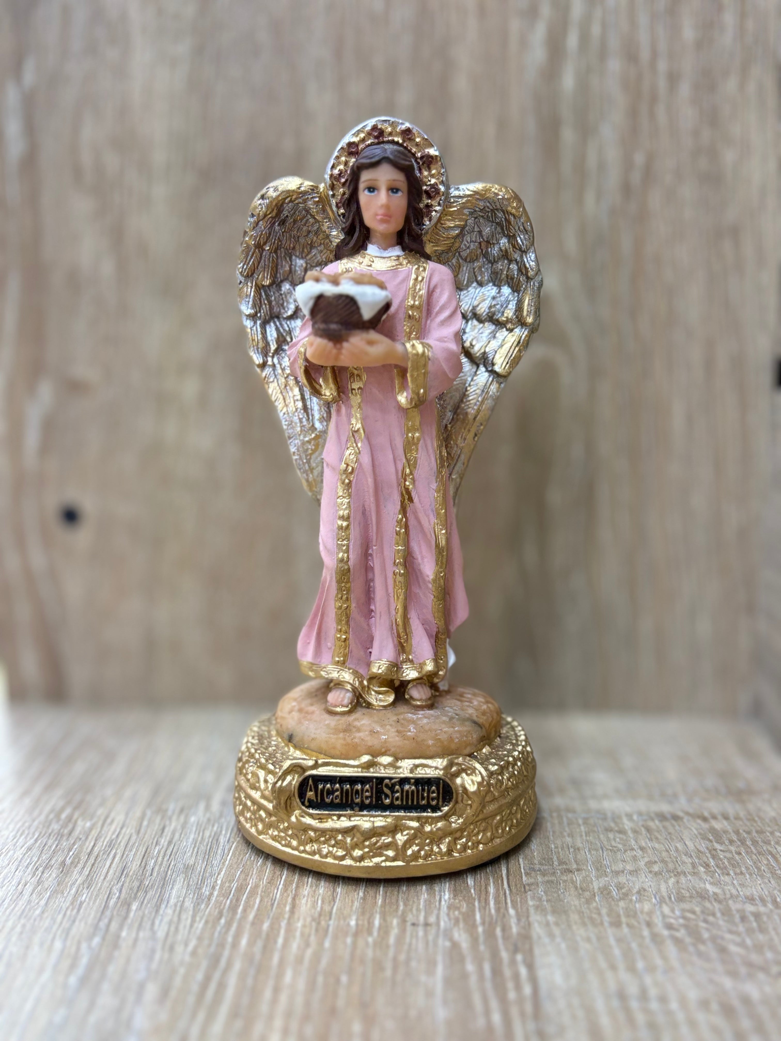 Figura Religiosa Angel - Modelo 9 - Artesanias de Mi Tierra Querida