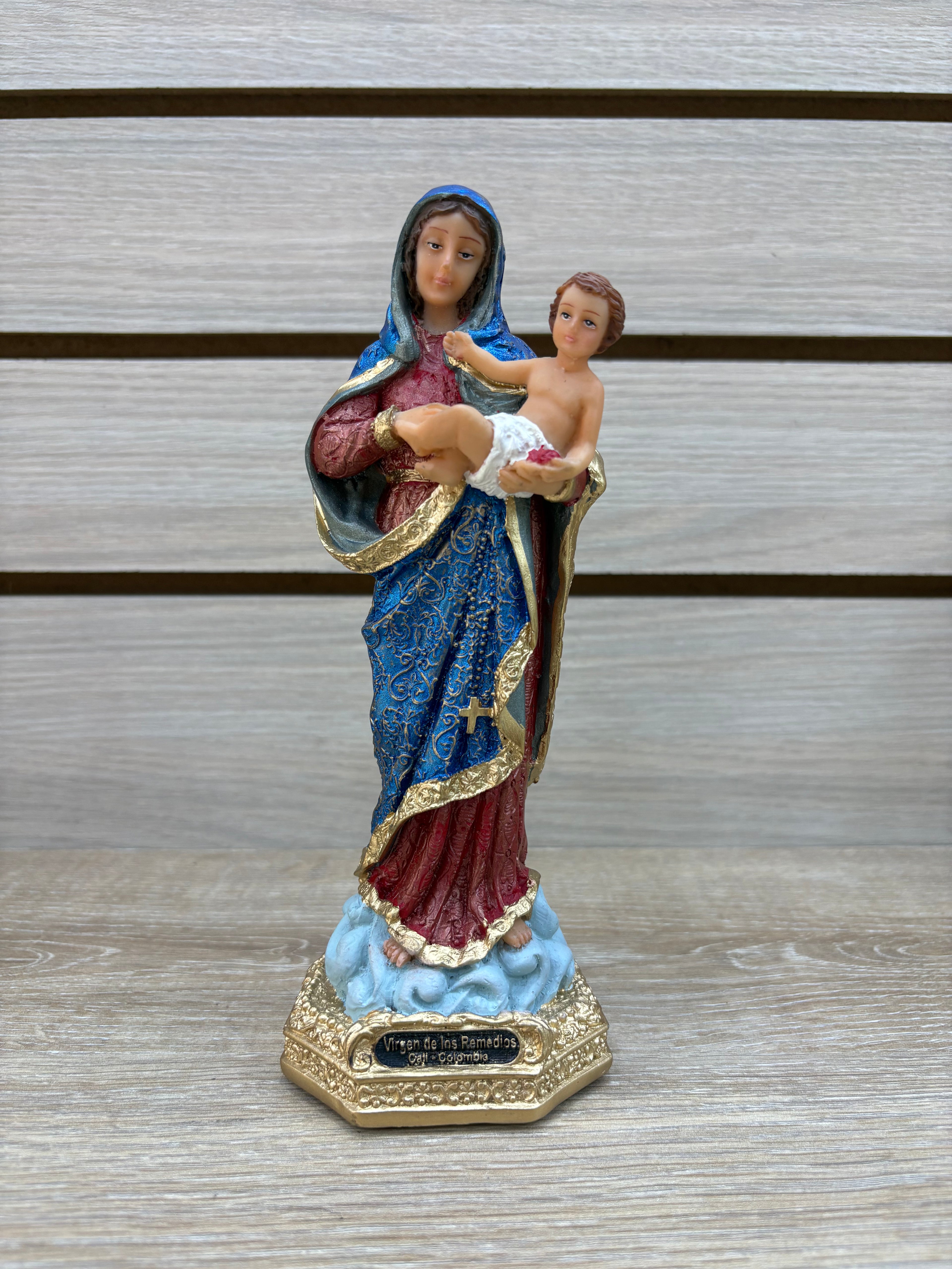 Figura Religiosa Virgen - Modelo 10 - Artesanias de Mi Tierra Querida