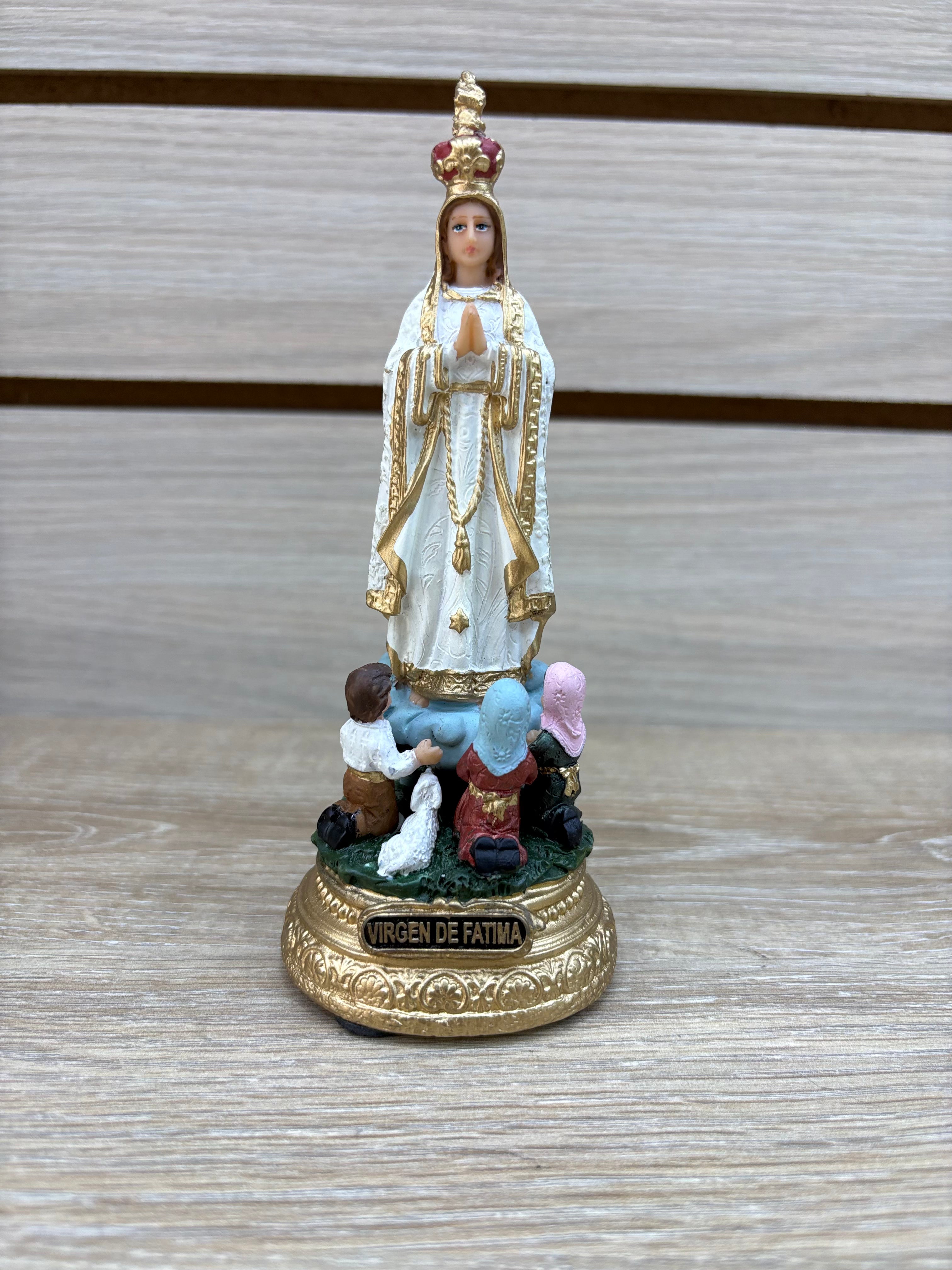 Figura Religiosa Virgen - Modelo 12 - Artesanias de Mi Tierra Querida