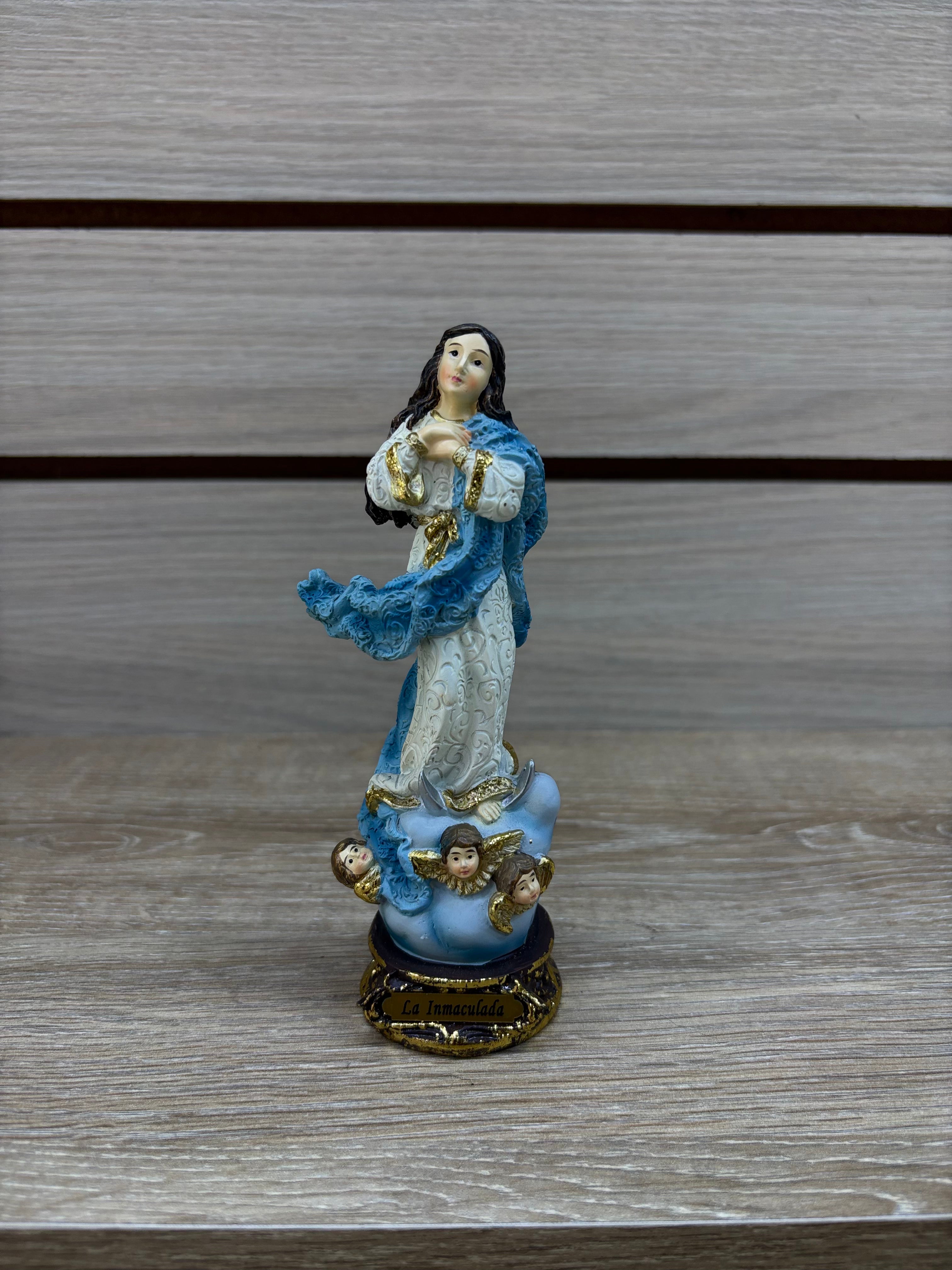 Figura Religiosa Virgen - Modelo 13 - Artesanias de Mi Tierra Querida