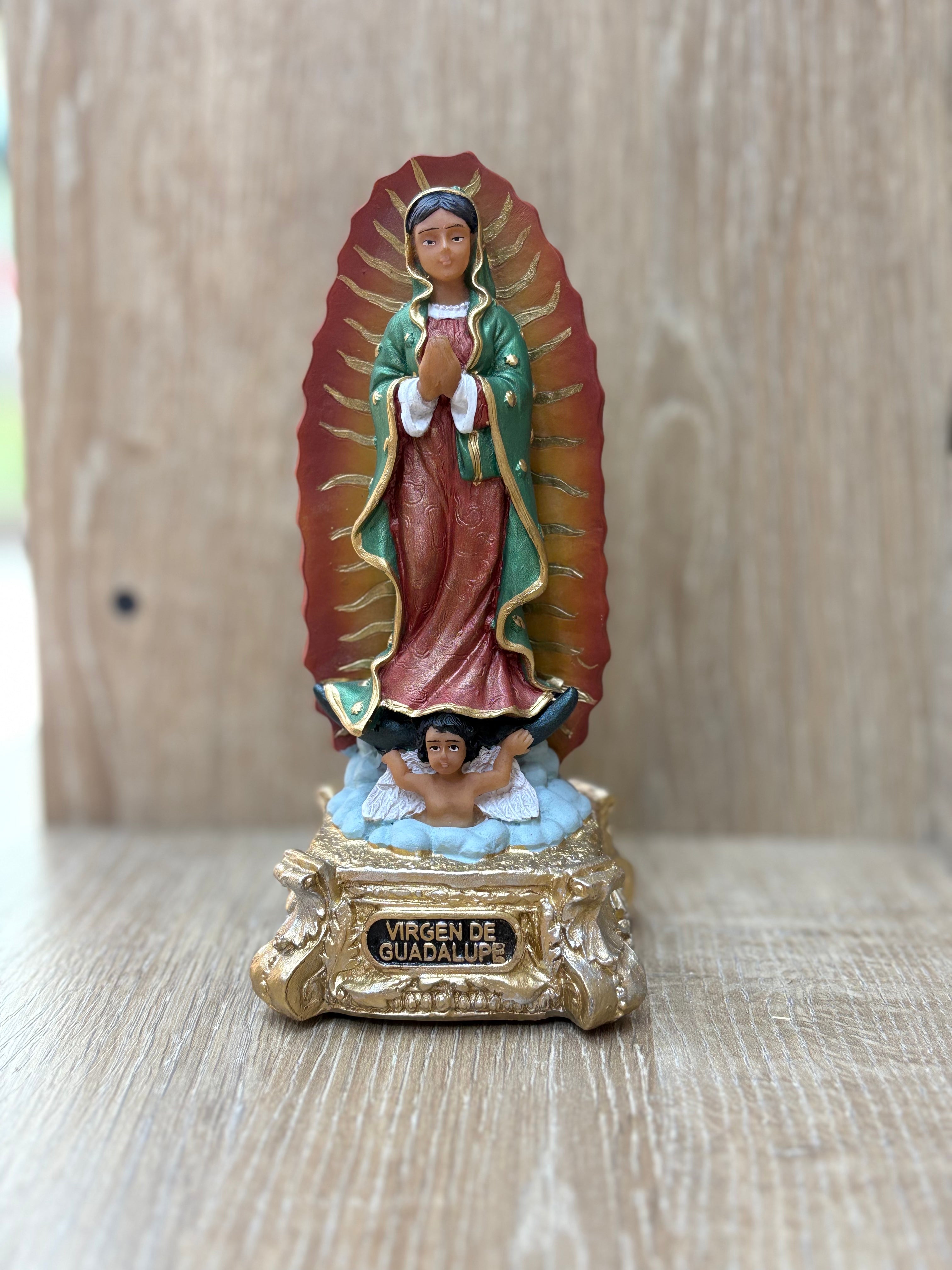 Figura Religiosa Virgen - Modelo 14 - Artesanias de Mi Tierra Querida