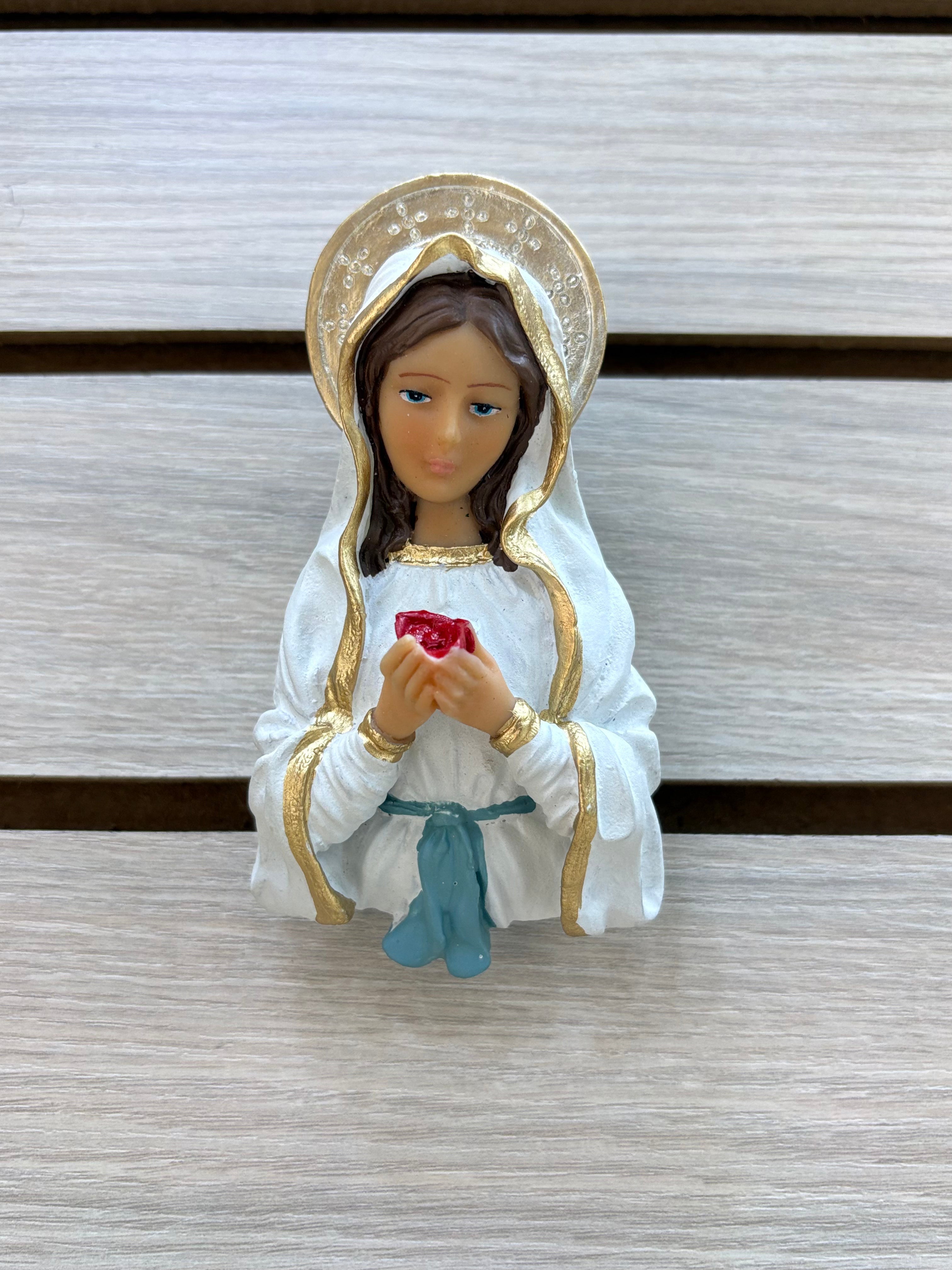 Figura Religiosa Virgen - Modelo 2 - Artesanias de Mi Tierra Querida