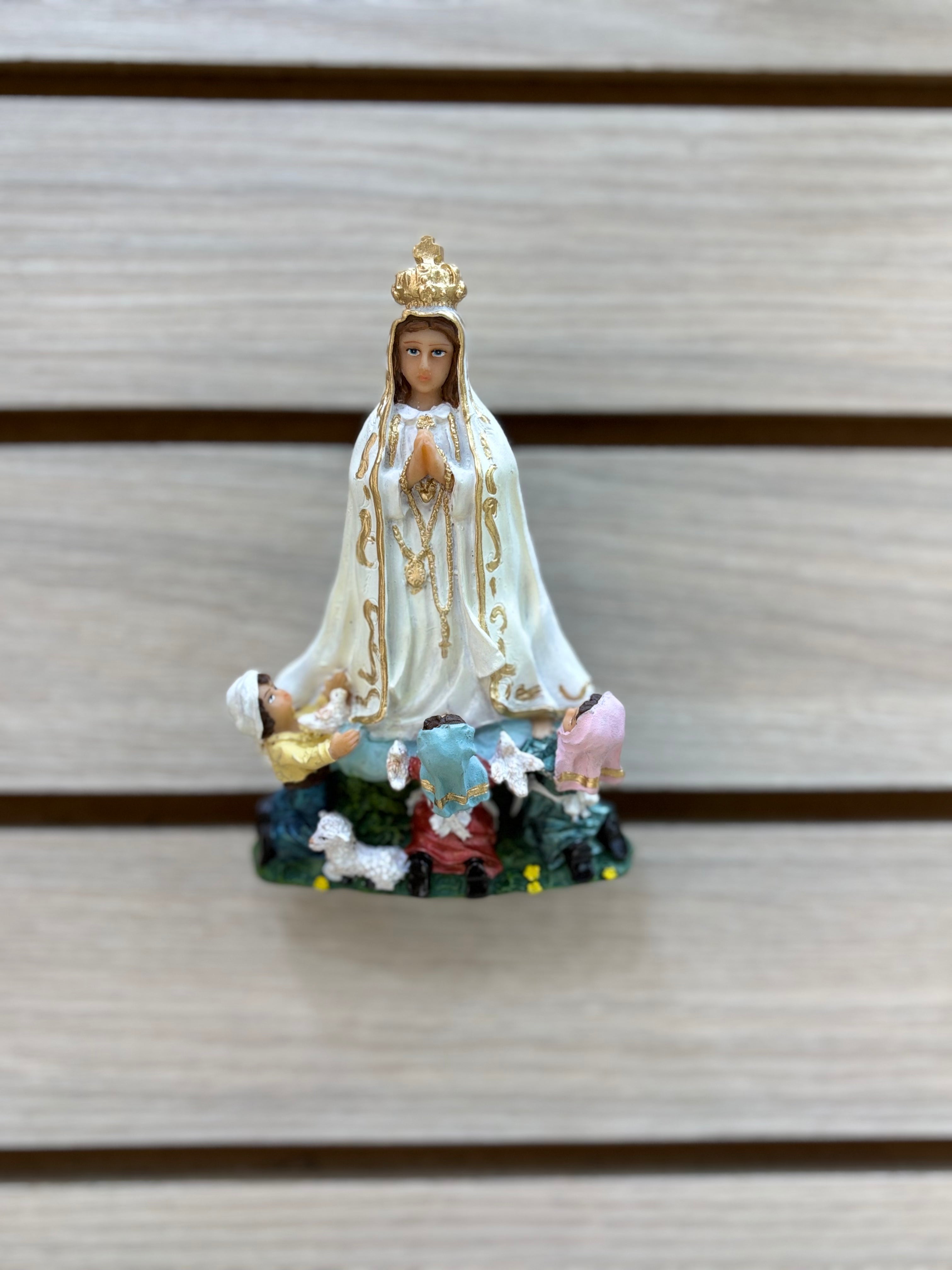 Figura Religiosa Virgen - Modelo 3 - Artesanias de Mi Tierra Querida