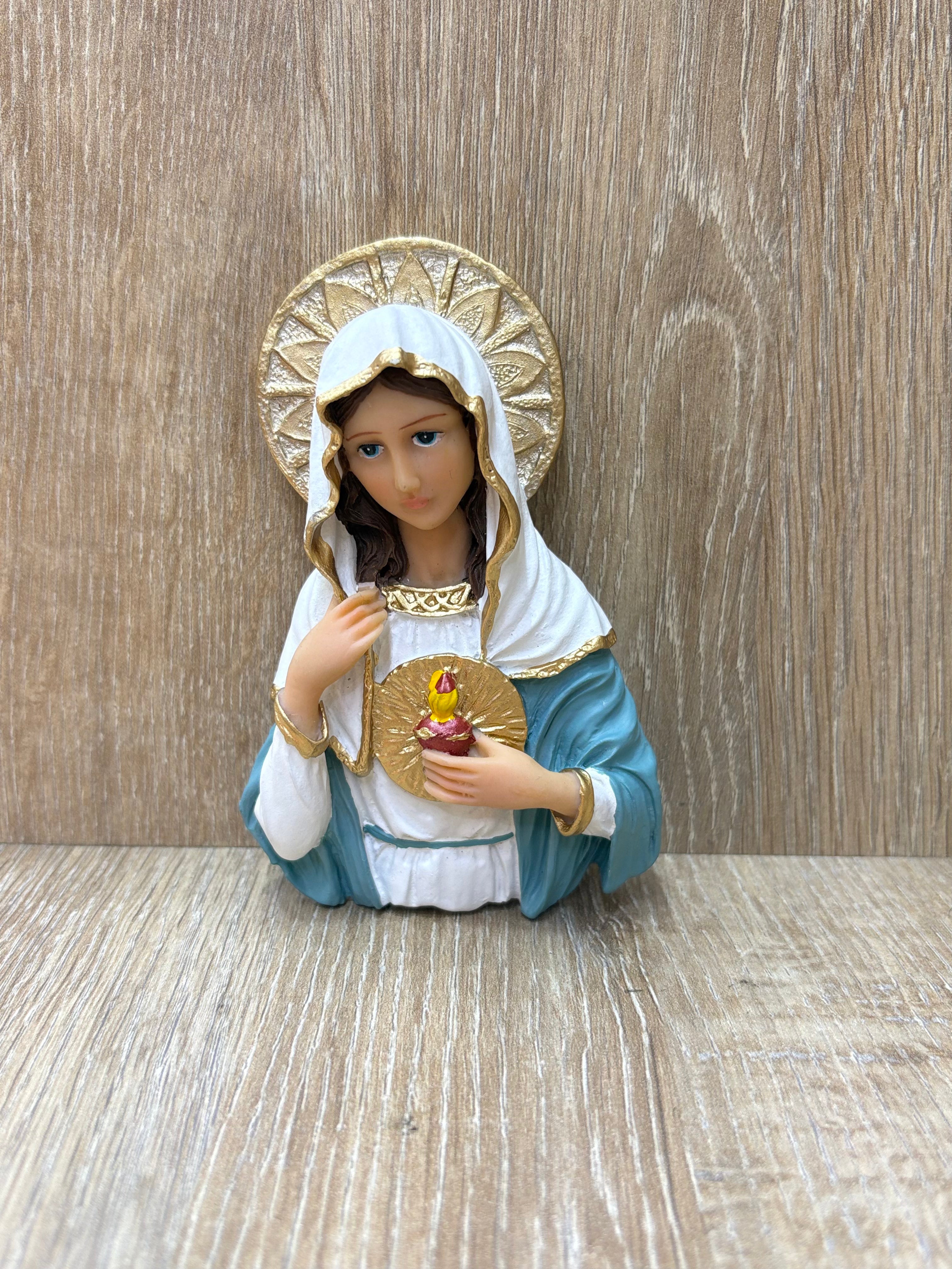Figura Religiosa Virgen - Modelo 4 - Artesanias de Mi Tierra Querida