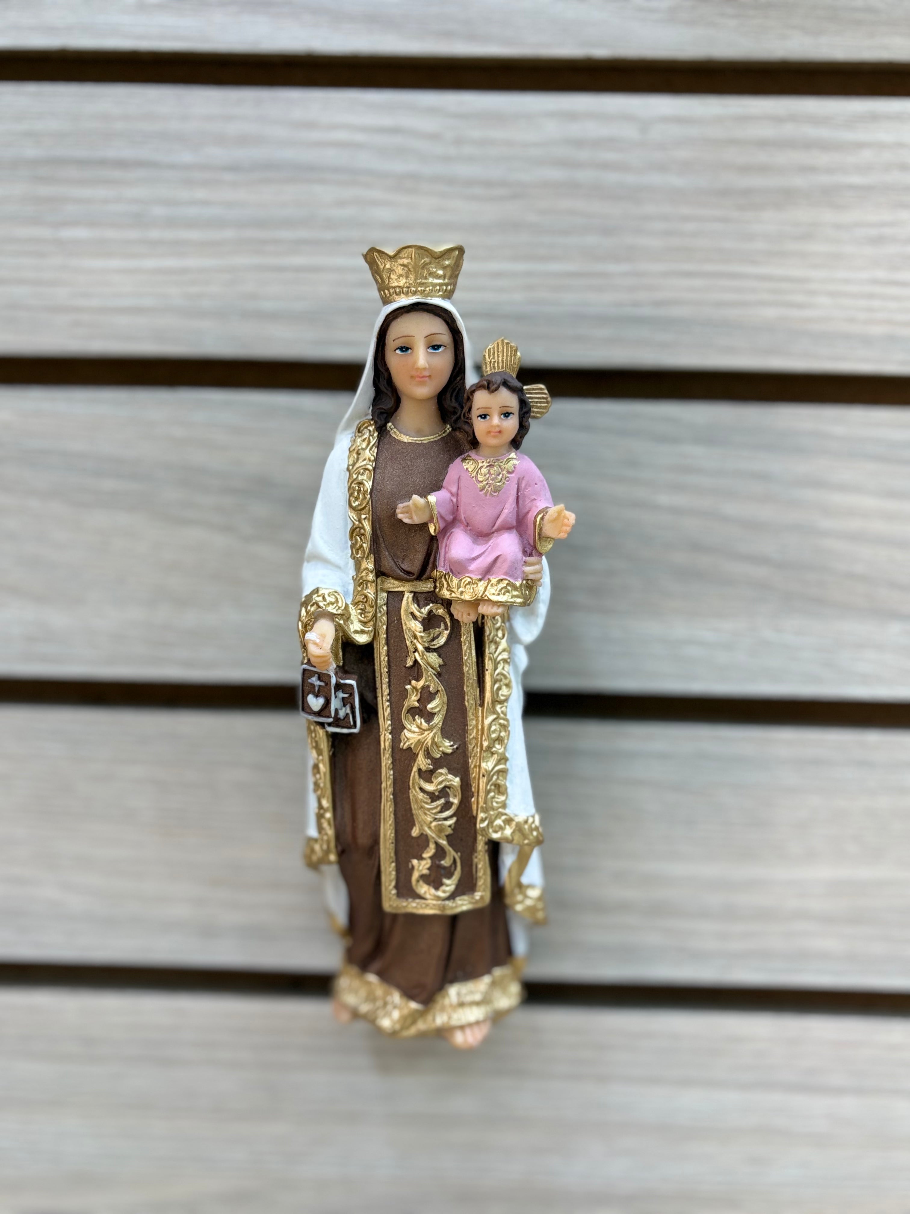 Figura Religiosa Virgen - Modelo 6 - Artesanias de Mi Tierra Querida